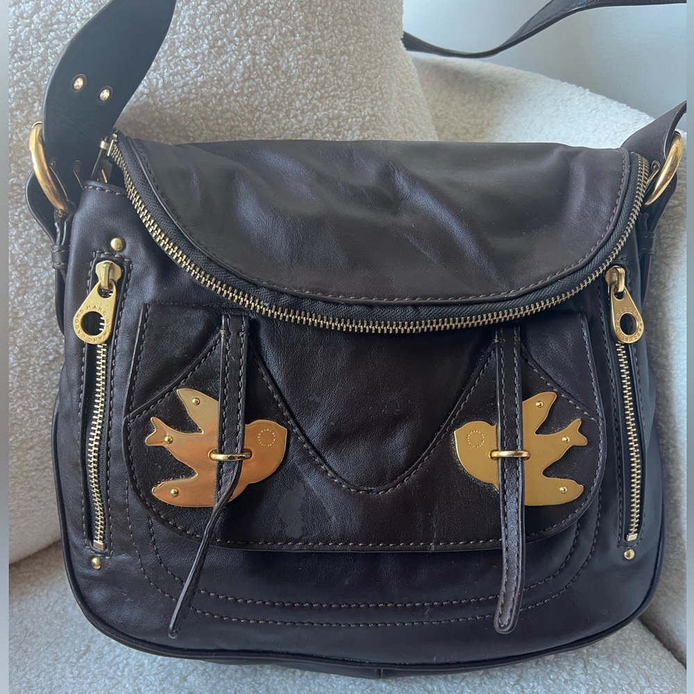 Marc Jacobs Petal to the Leather Bird Crossbody Bag